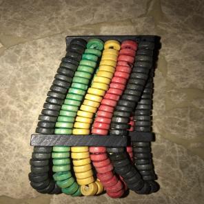 Hot Topic Rasta Wood Bracelet