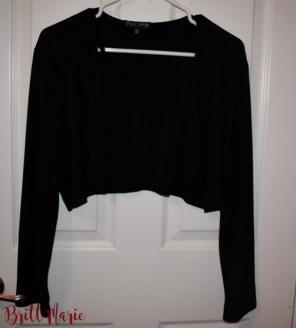 Black Silky Shrug