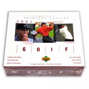 2001 Upper Deck Golf Box Tiger Woods RC