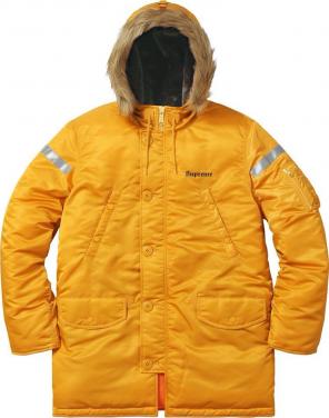 Supreme Reflective Cross N-3B Parka