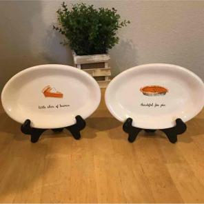 Rae Dunn Thanksgiving ovals