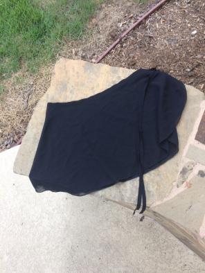 Black Ballet Wrap Skirt