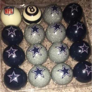 Dallas Cowboys Billiard Set