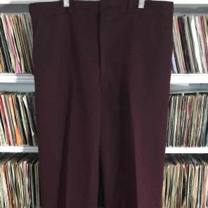 Vintage maroon slacks 1970's
