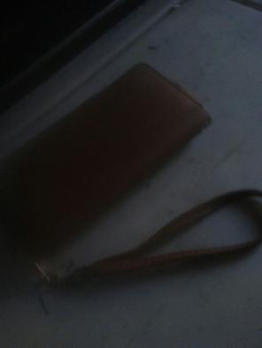 Brown vintage wallet for ladies