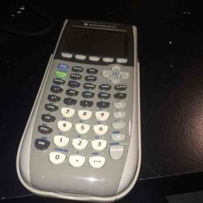 Ti-84 plus silver edition calculator