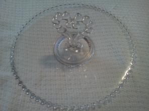 Imperial Candlewick Sandwich Tea Tray