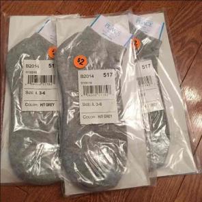 Kids socks grey size 3-6