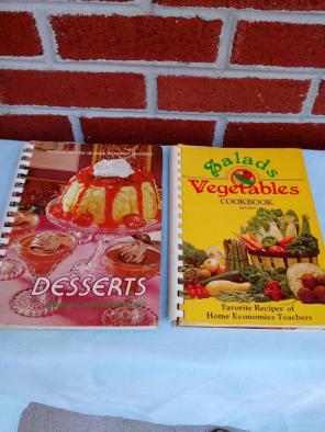 2 Vintage 1960s Home Econ. cookbooks