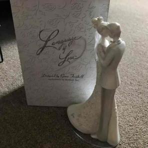 Language of Love Cake topper