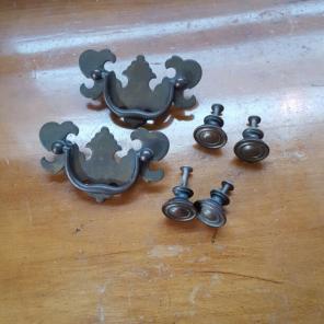 Antique Brass handles and knobs
