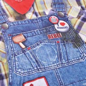 Cowboy straps 3D Prints T-shirt