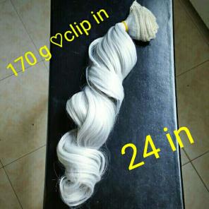 ✨❤hair extensions ❤✨ silver / grey