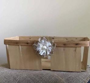 Shabby Chic Rustic Storage Basket