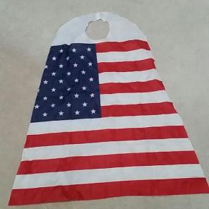 USA flag cape