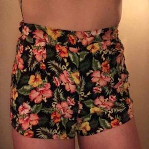 Floral High Waisted Shorts