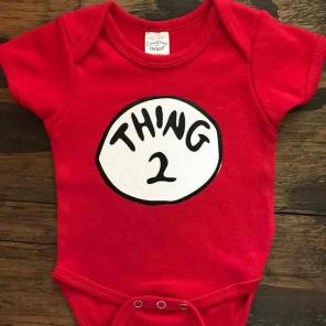 Thing two onesie