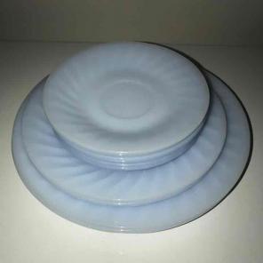 FireKing delphite swirl lot