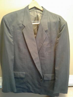 Men's grey suit