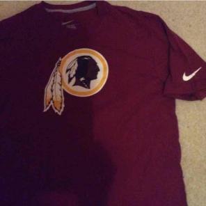 Red skin Nike shirt