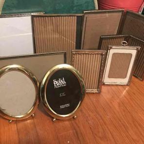 Vtg embossed wedding picture frame lot