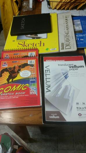 Art materials post 2:papers