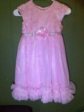 Youngland Size 6X Girls Pink Party Dress