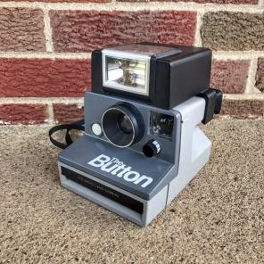Polaroid SX-70 "The Button" w/ Flash Bar