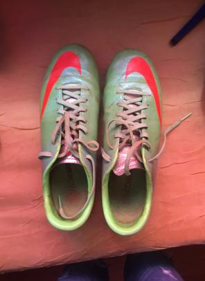 green nike cleats