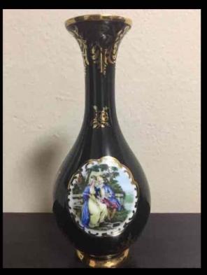 Vintage Limoges Mini Vase Objets D'Art