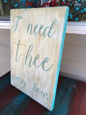Hand Painted Sign 11x16