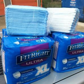 Adult diapers, adult pull ups, medical