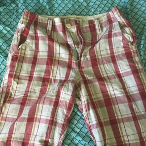 Red Patterned Shorts