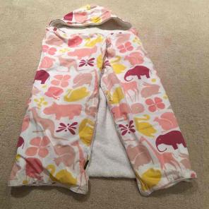 Girls towel hoodie