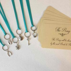 Turquoise Wedding Cake Pulls