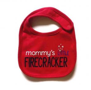 Mommy's Firecracker Bib