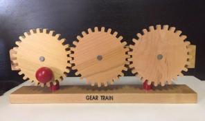 Wooden Gear Train Educational Classroom