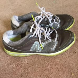Grey/lime New Balance Tennis Shoes