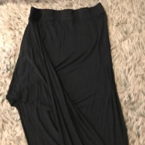Black Asymmetrical Skirt