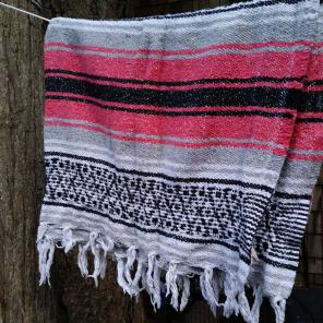 Mexican Blanket Coral and Gray