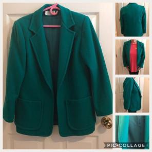 Emerald Green Ladies Blazer