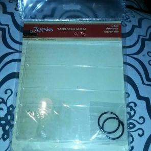 TABULATED ALBUM(CLEAR ACRYLIC)