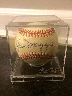 Joe DiMaggio Autographed Baseball