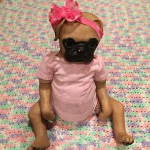Reborn dog doll