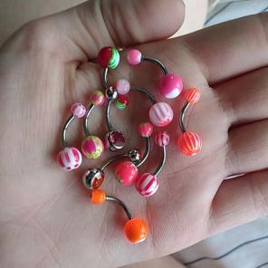 Never worn i hated the colors