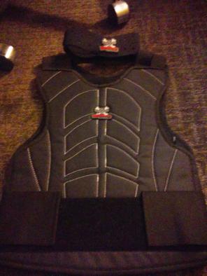 Paintball chest and neck protector