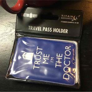 NWT Doctor Who Travel Pass Holder