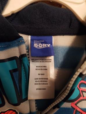 Boy's Finding Dory jogging suit size 5T