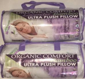 PACK OF 2 MEMORY FOAM BAMBOO PILLOW