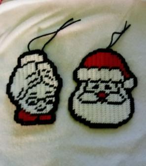 Mr and Mrs Claus ornaments